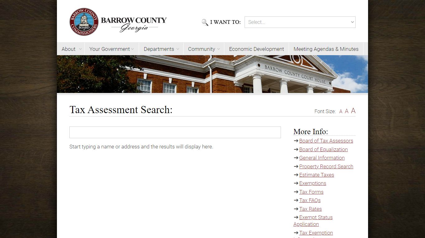 Tax Assessment Search: - Barrow County, Georgia